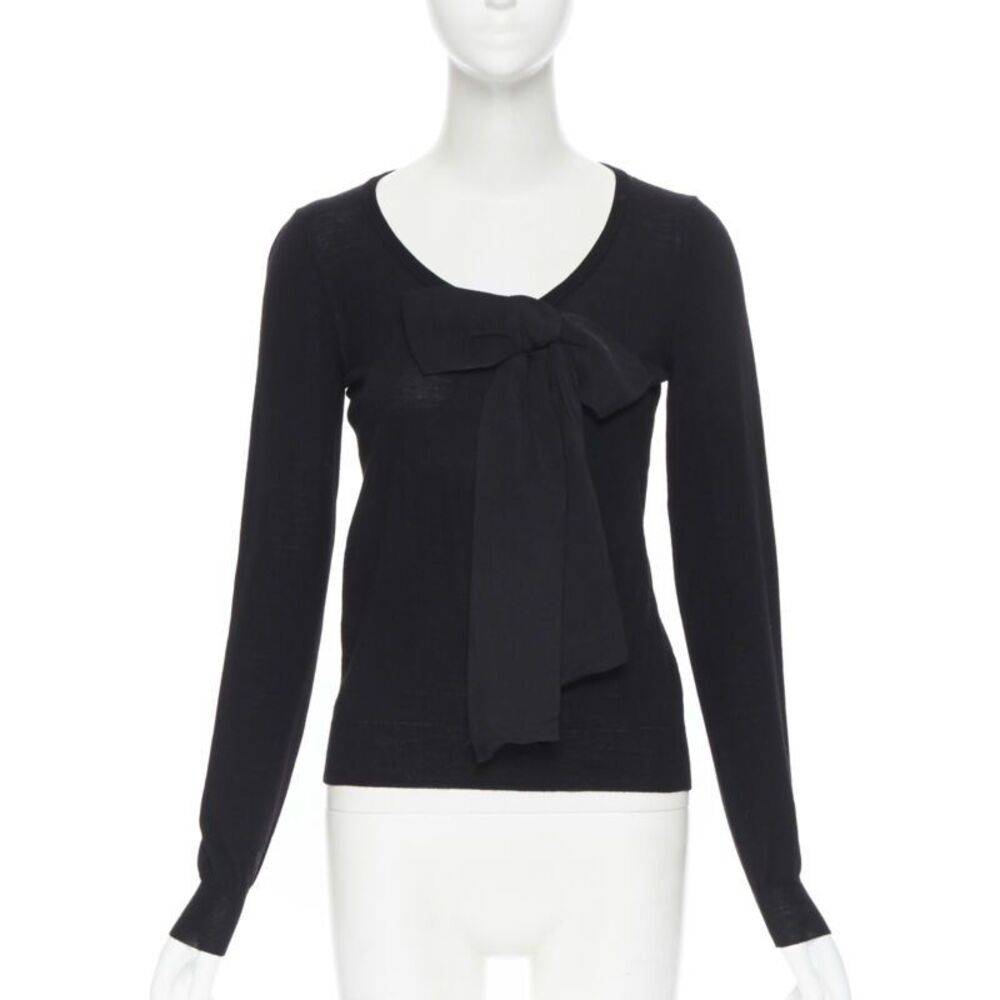 Lanvin Wool Grosgrain Sweater